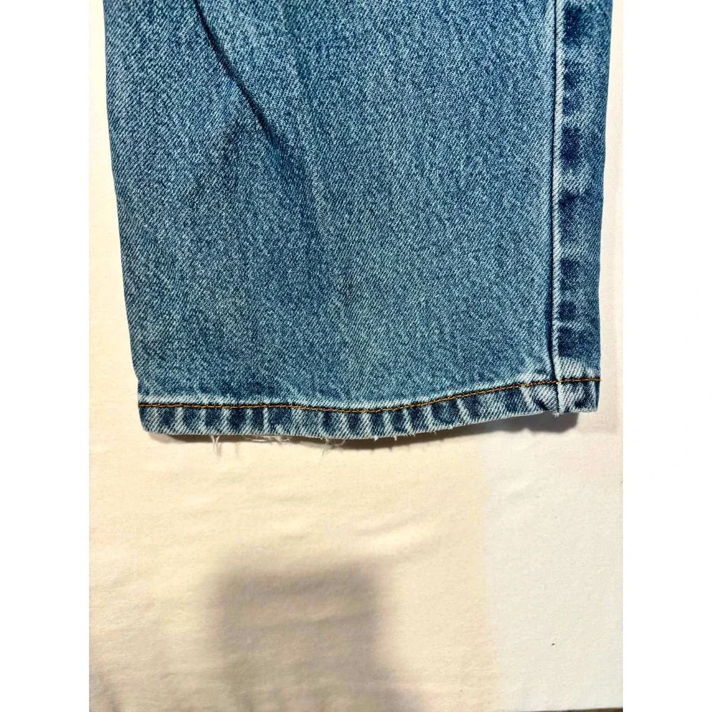 Levis 505 Regular Fit Jeans Mens 38x34 Medium Wash Blue Straight Leg Denim